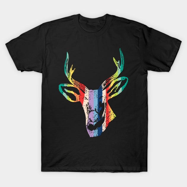 Elk Wonders T-Shirt by i2studio